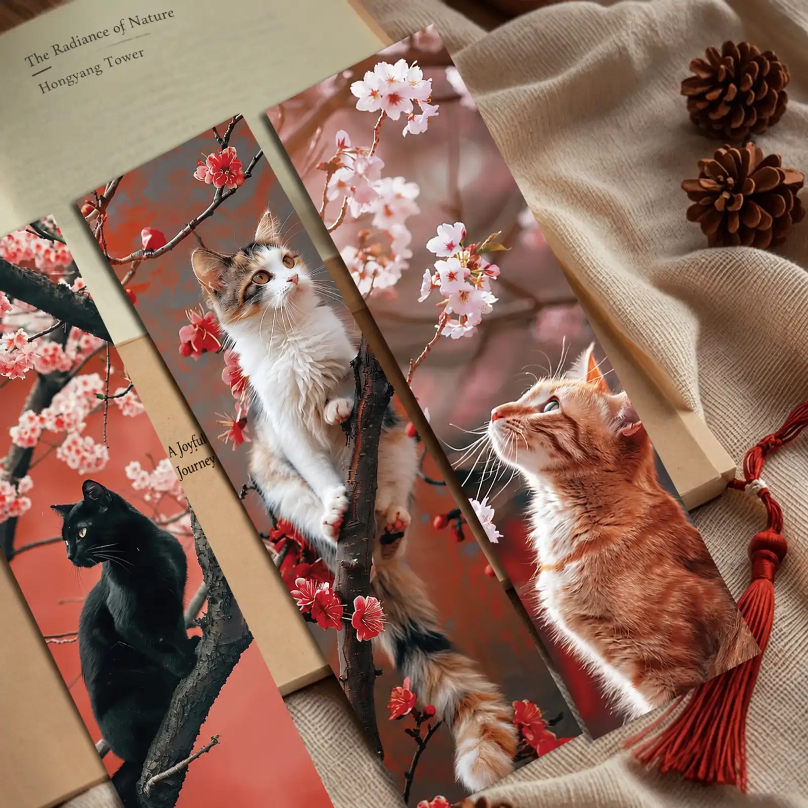 Forbidden City and Cat Bookmarks
