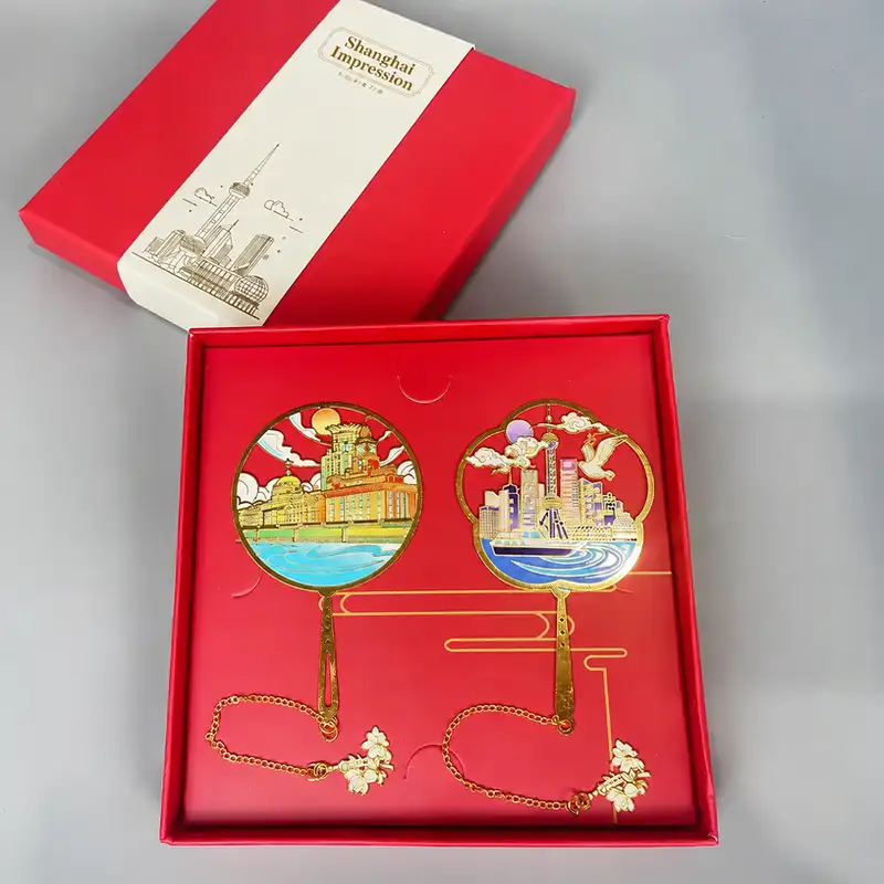 上海地標雕刻金屬書籤