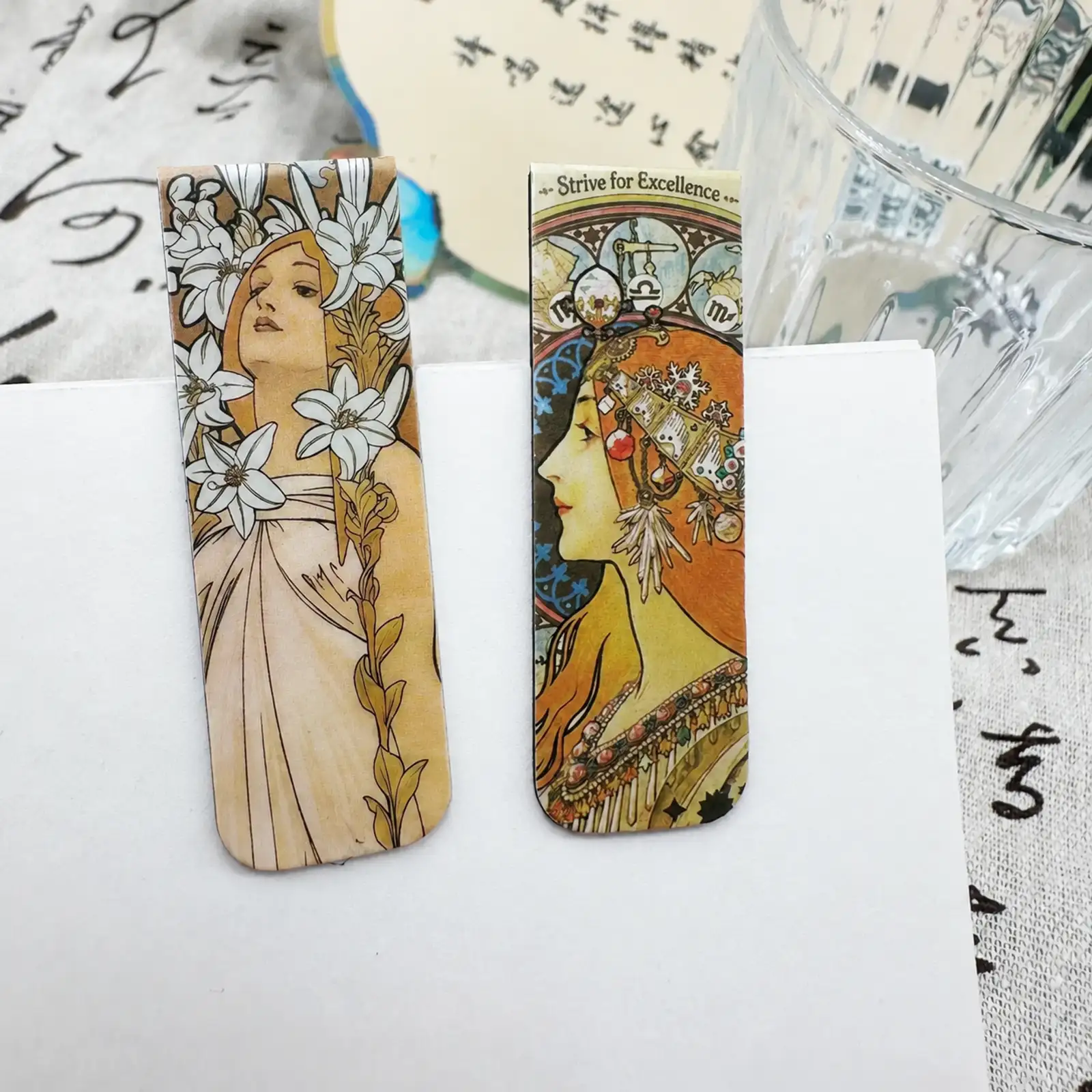 古典女性磁性書籤