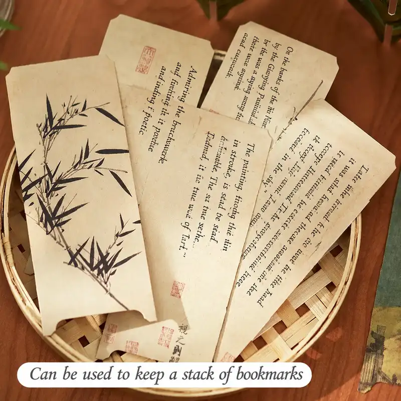 Oriental Ink Painting Calligraphy Bookmark