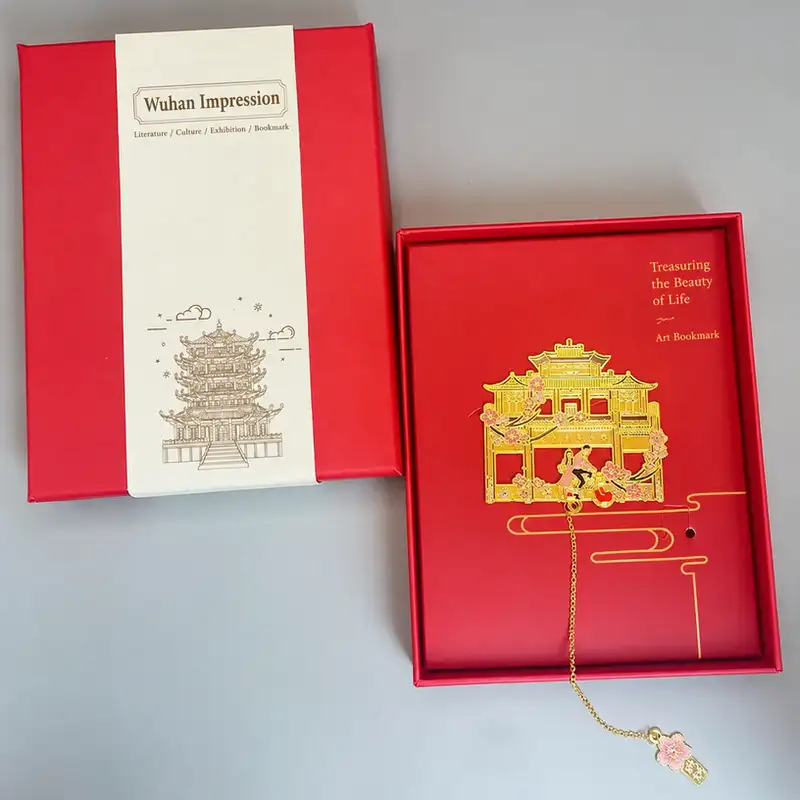武漢黃鶴中式金屬書籤
