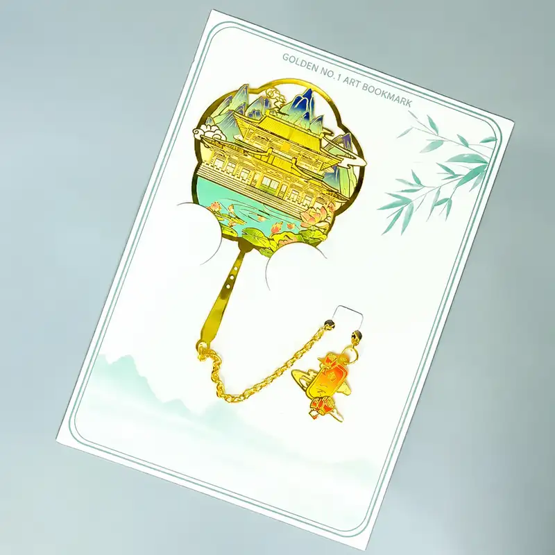 Xi'an Landmark Engraved Souvenir Bookmark