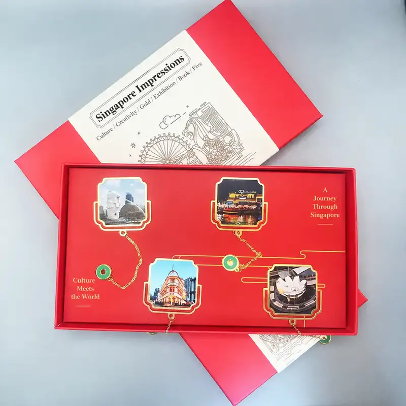 Singapore Merlion Engraved Souvenir Ruler
