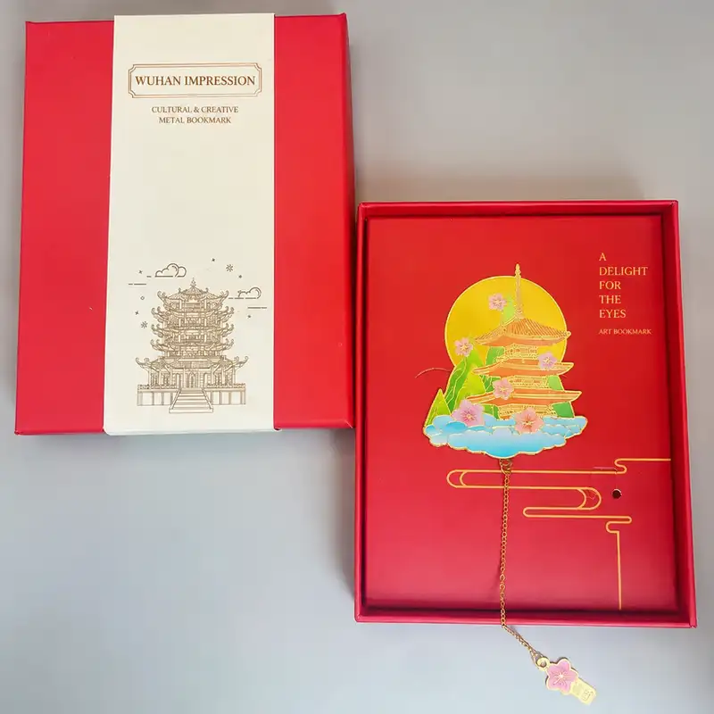 武漢黃鶴中式金屬書籤