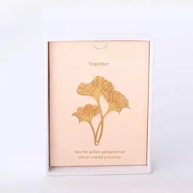 Teacher's Day Antique Chinese Style Metal Bookmark Gift Box