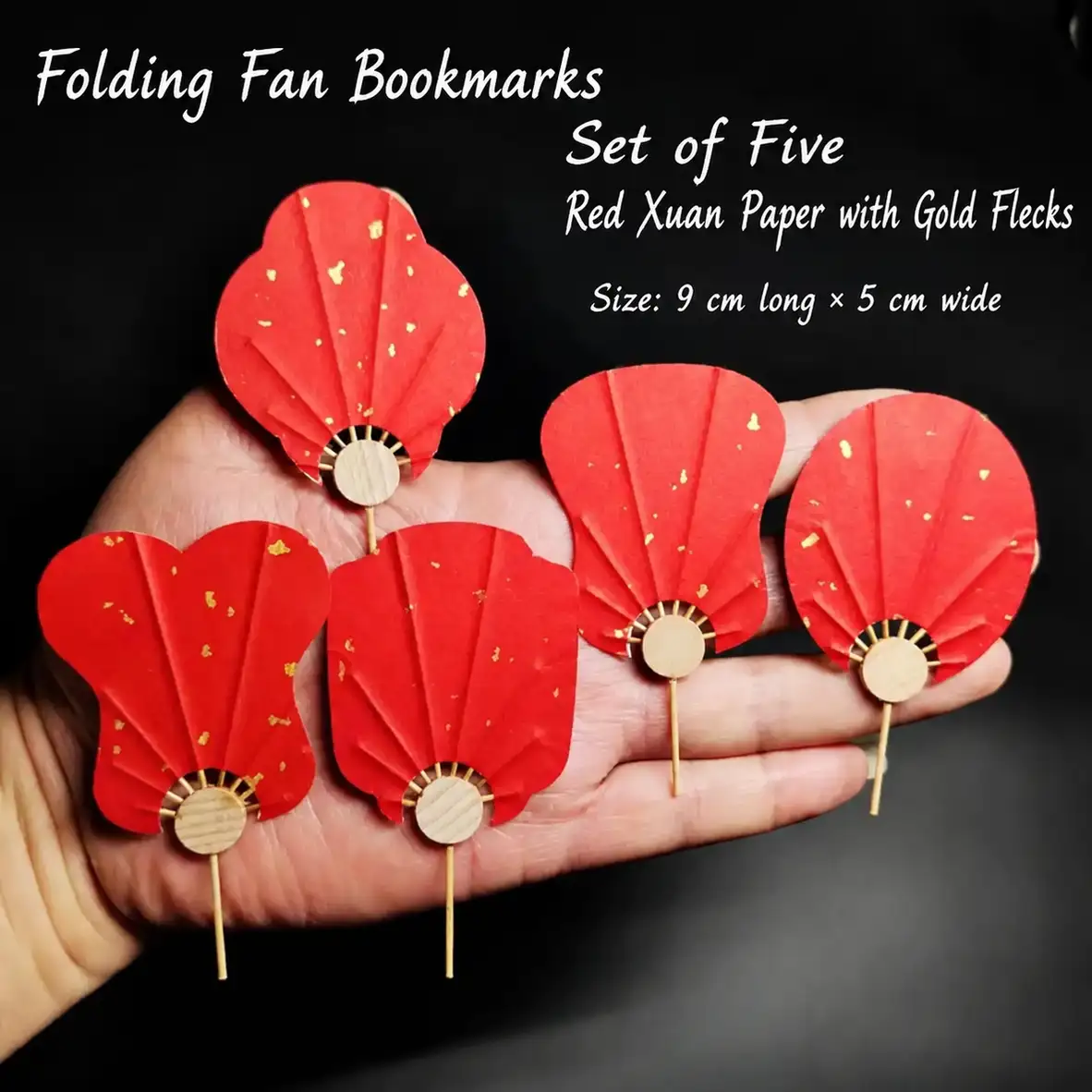Blank Antique-Style Wax-Dyed Xuan Paper Bookmark