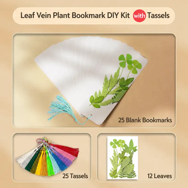 Blank Retro Watercolor Bookmark for DIY Crafts