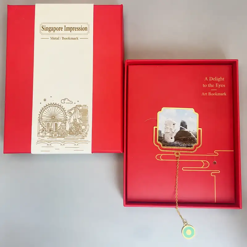 Singapore Merlion Engraved Souvenir Ruler