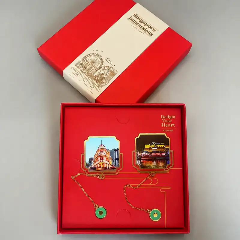 Singapore Merlion Engraved Souvenir Ruler
