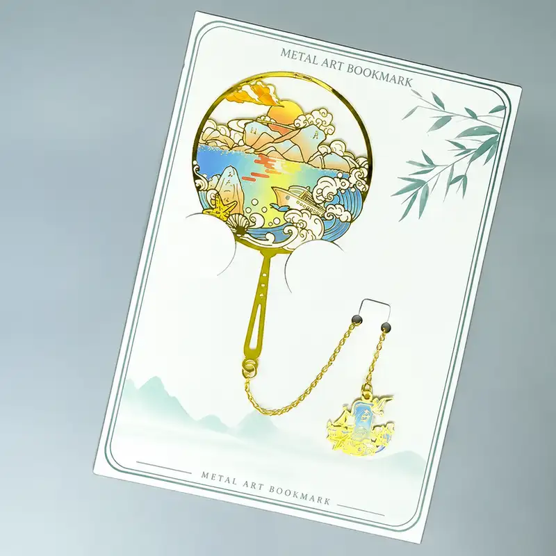 Custom Engraved Sanya Tourist Attraction Bookmark