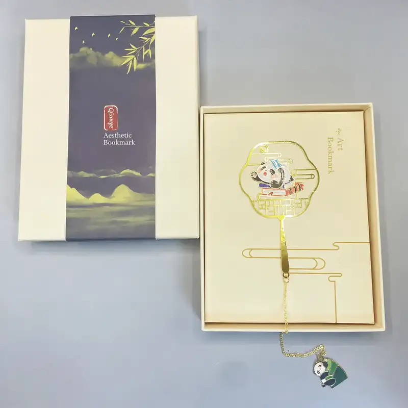 Chinese Panda Metal Bookmark