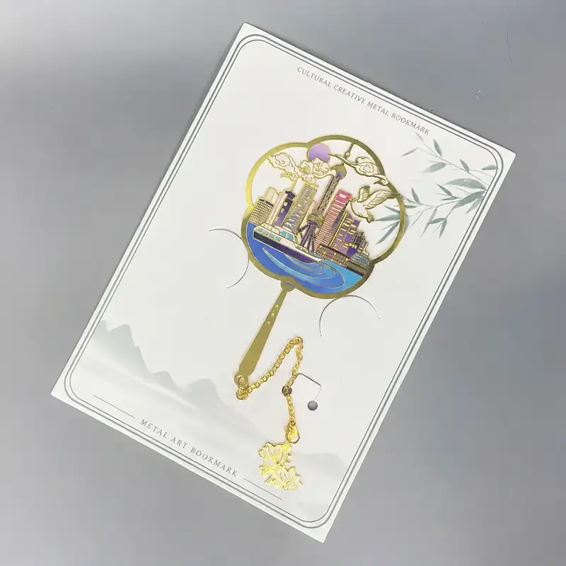 上海地標雕刻金屬書籤