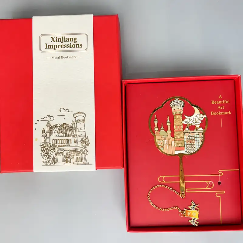 Turpan Brass Cutout Souvenir Bookmark