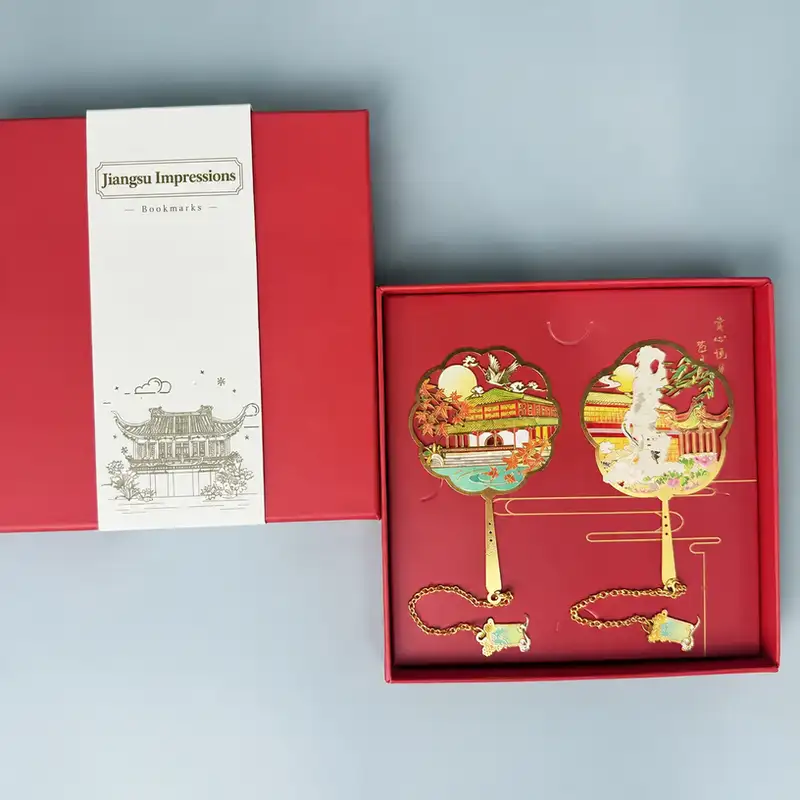 Suzhou Tourist Attraction Engraved Souvenir Bookmark