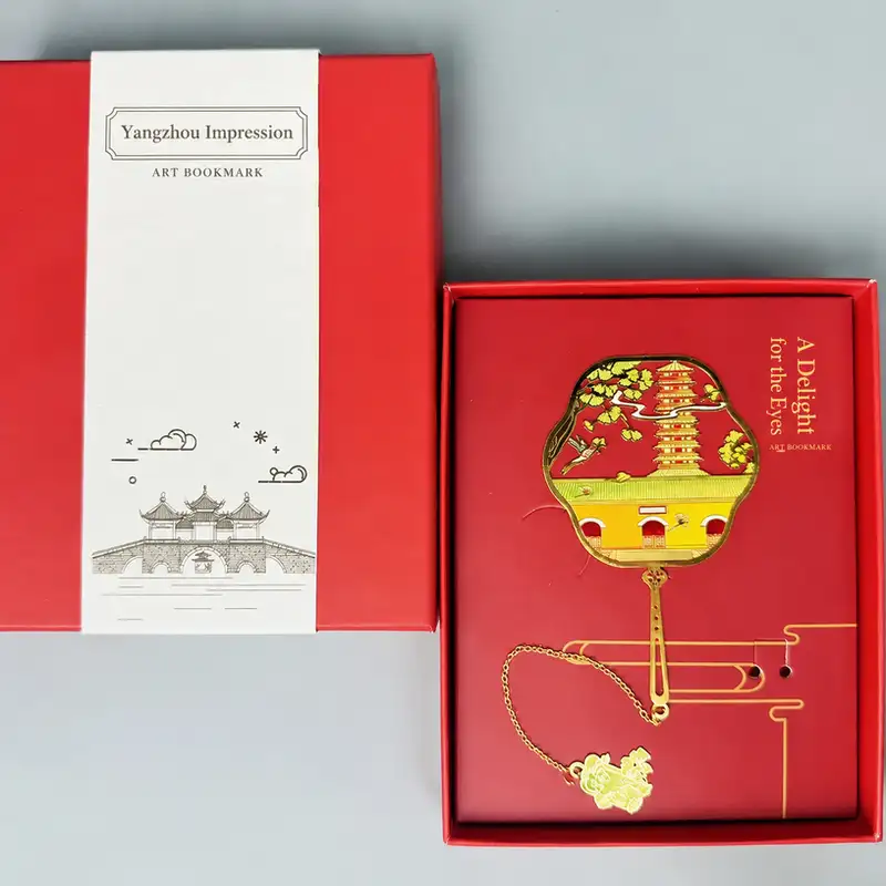 Custom Engraved Yangzhou Landmark Bookmarks