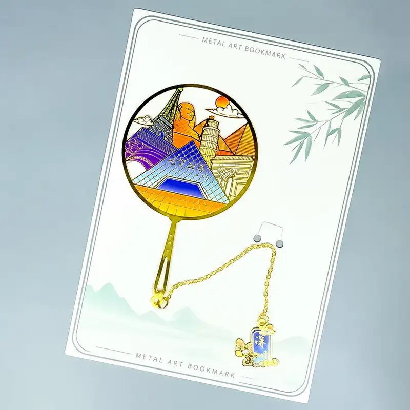 Custom Shenzhen Tourist Attraction Souvenir Bookmarks