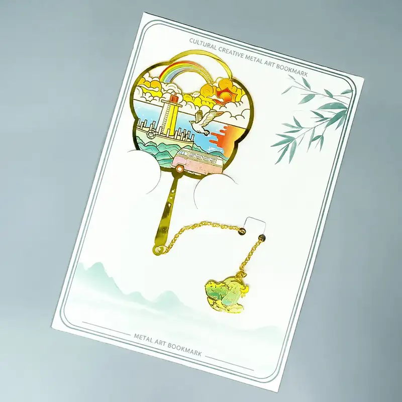 Custom Engraved Fujian Travel Souvenir Bookmark