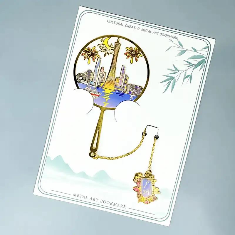 Custom Engraved Guangzhou Landmark Bookmark