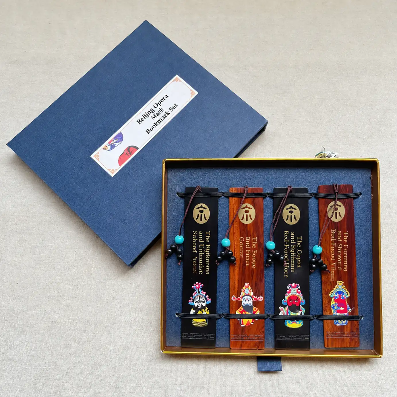 Chinese-Style Classical Wooden Bookmark Gift