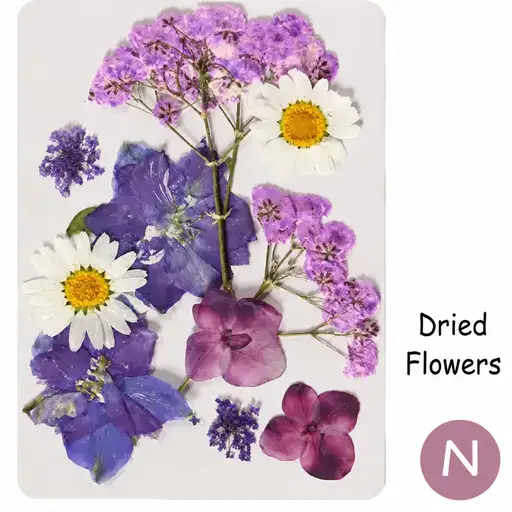 DIY Dried Flower Bookmark Making Materials