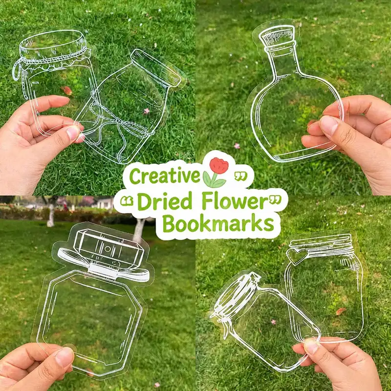 DIY Dried Flower Bookmark Making Materials