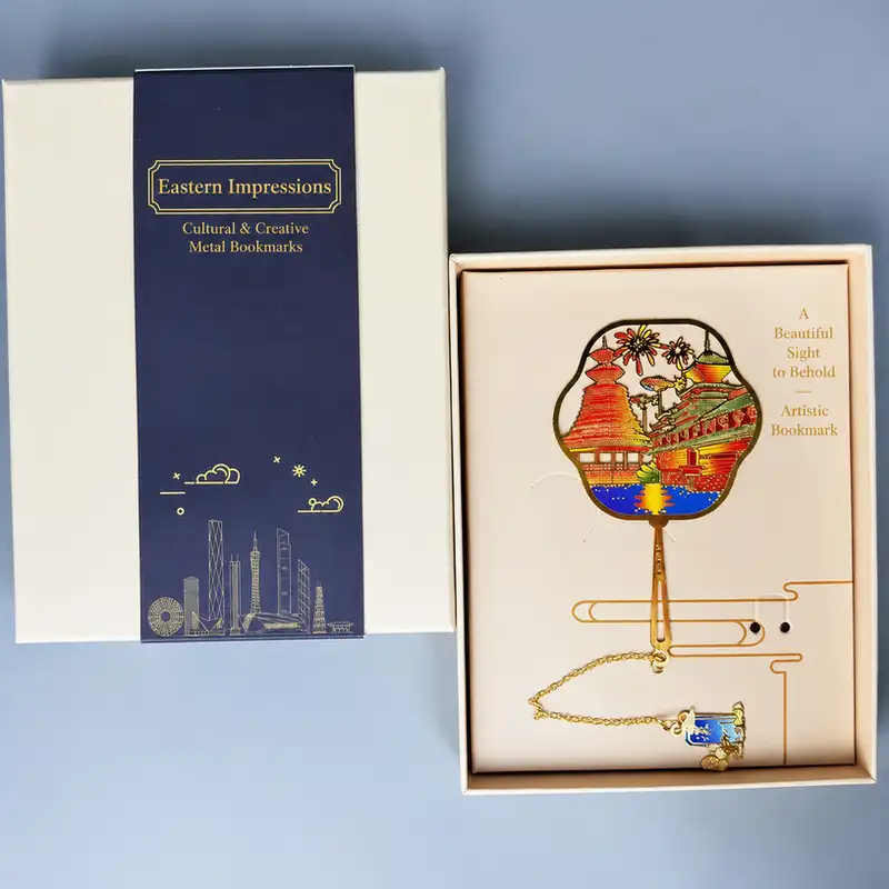 Custom Shenzhen Tourist Attraction Souvenir Bookmarks