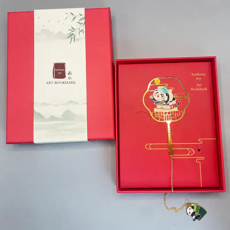 Chinese Panda Metal Bookmark
