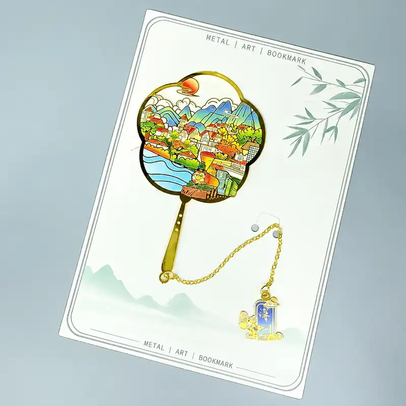 Custom Shenzhen Tourist Attraction Souvenir Bookmarks