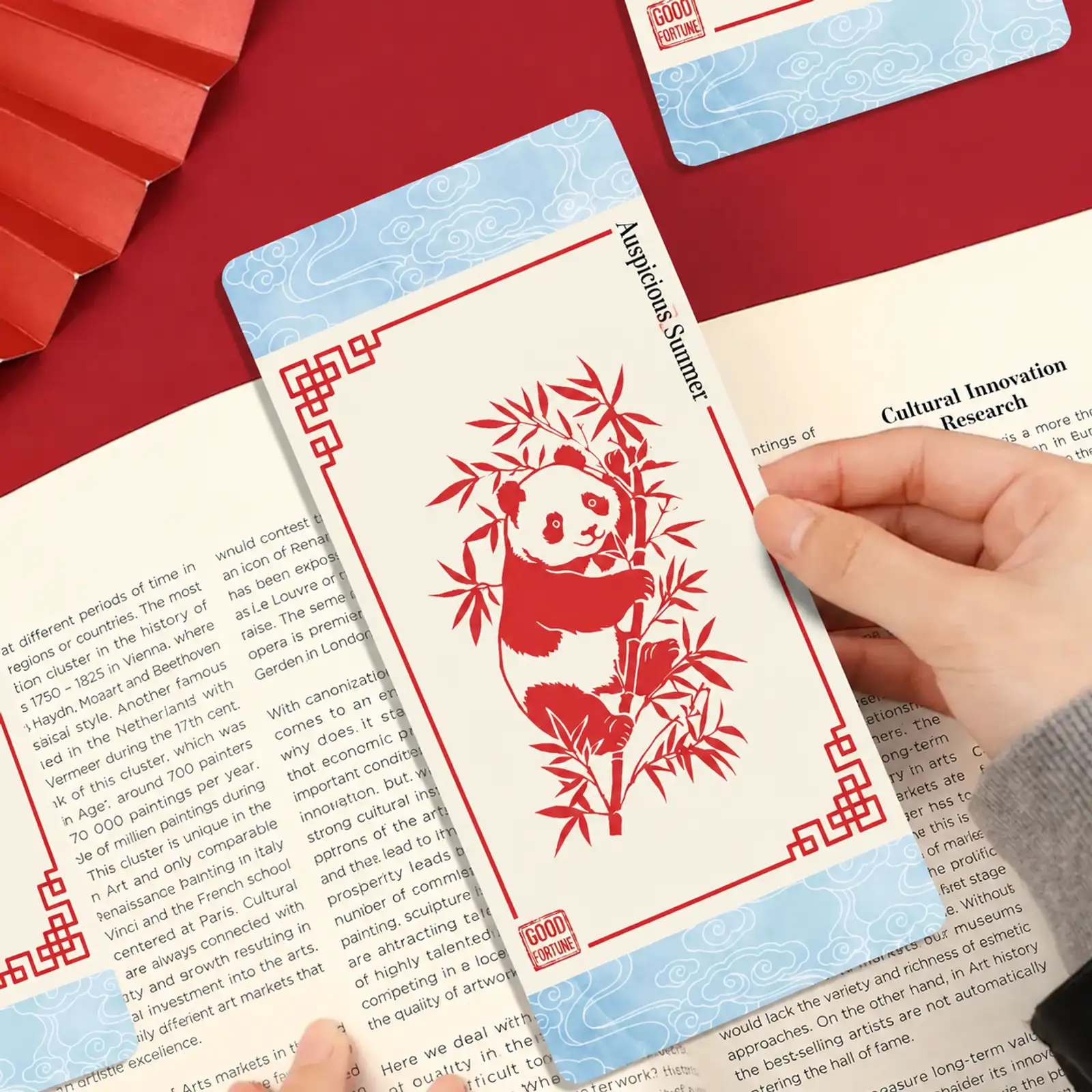 30-Piece Chinese Zodiac Paper-Cut Bookmark Set