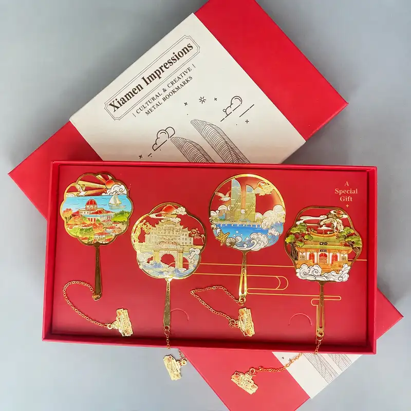 Xiamen University and Gulangyu Metal Souvenir Bookmarks