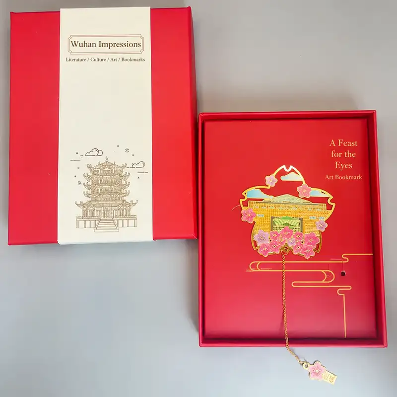 武漢黃鶴中式金屬書籤