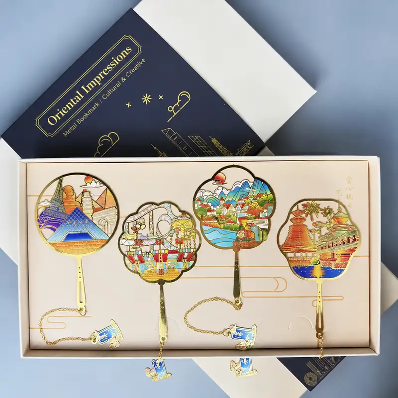 Custom Shenzhen Tourist Attraction Souvenir Bookmarks