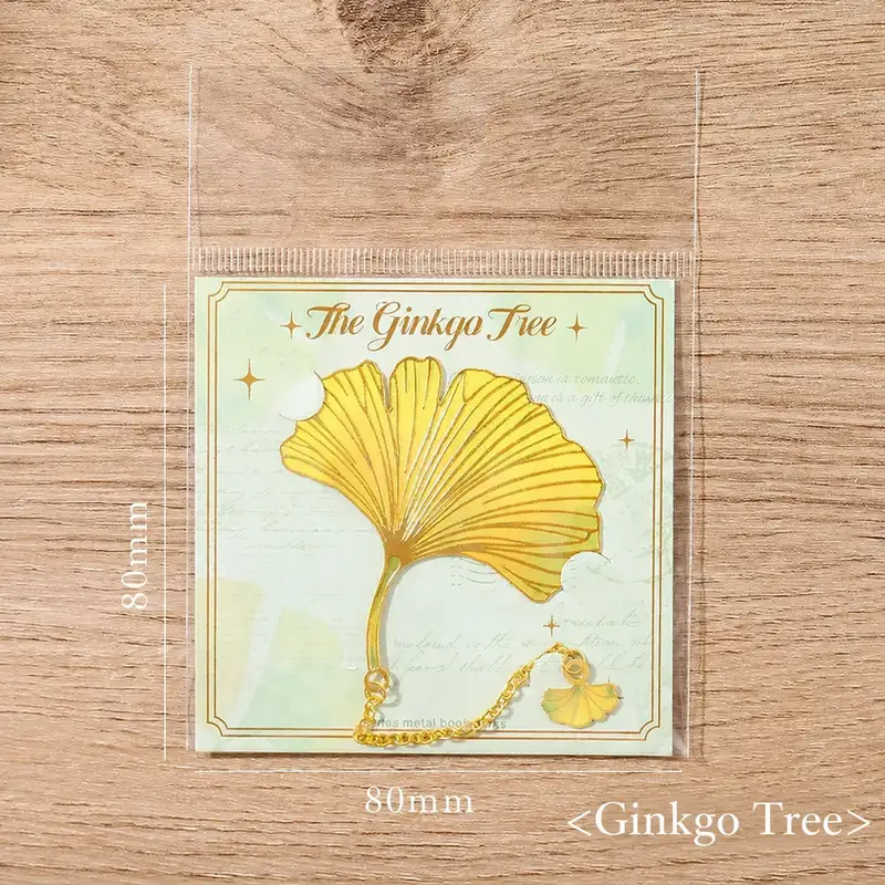 Memory Specimen Metal Leaf Bookmark