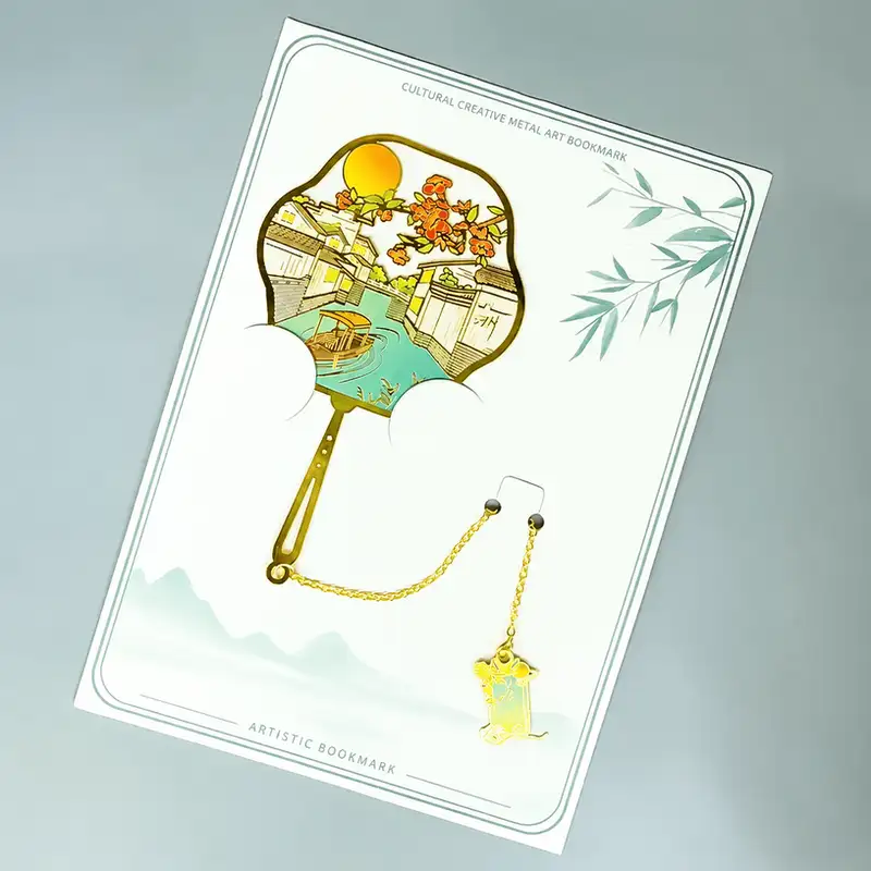 Suzhou Tourist Attraction Engraved Souvenir Bookmark