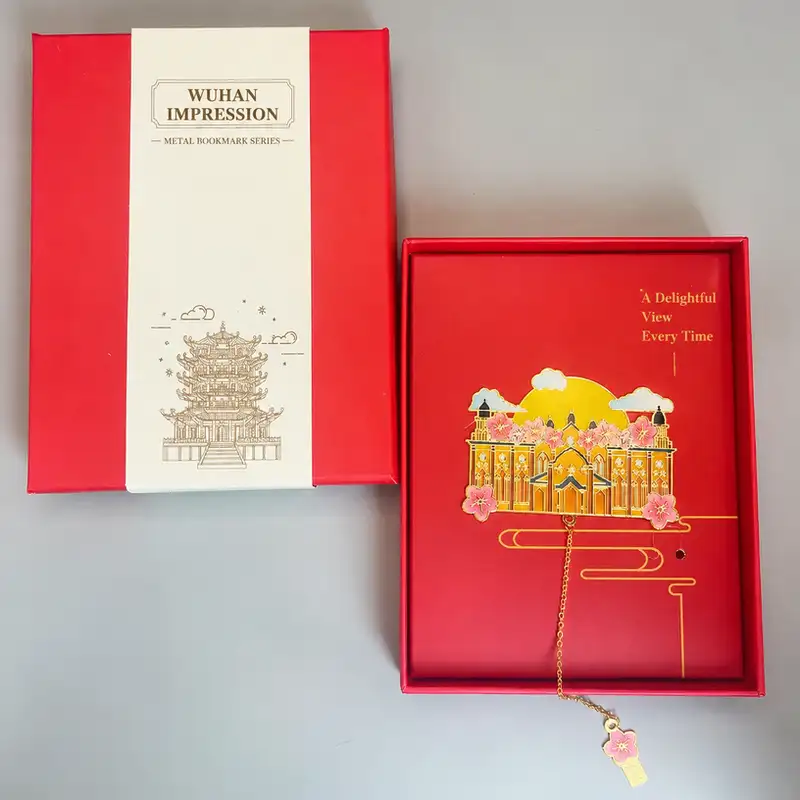武漢黃鶴中式金屬書籤