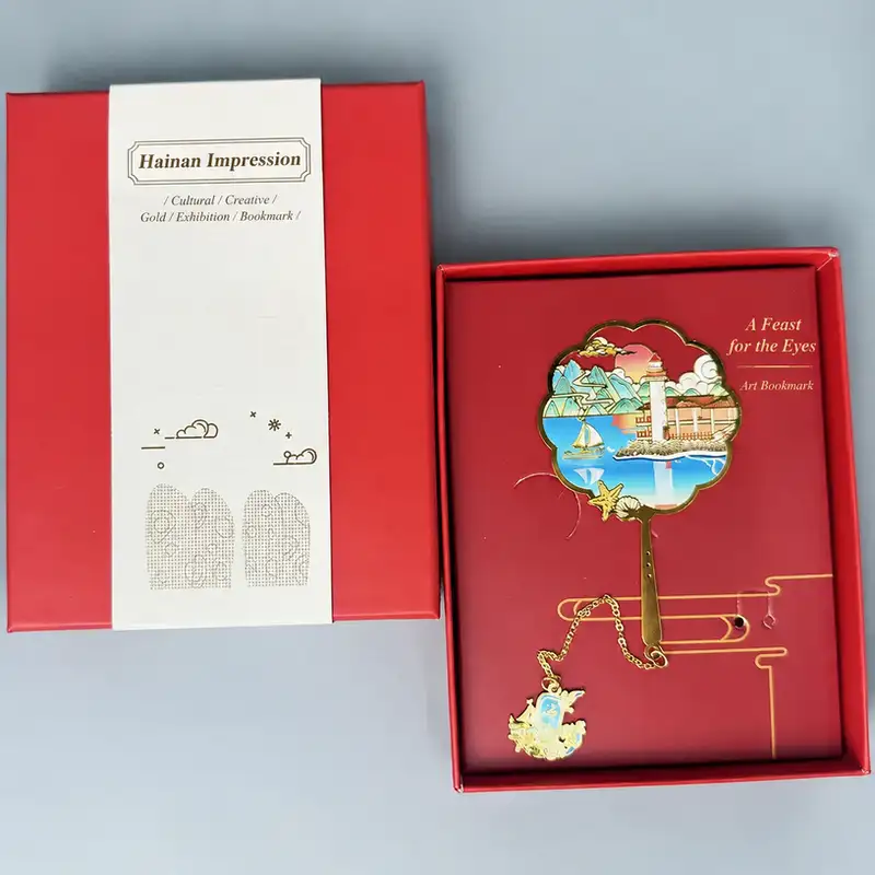 Custom Engraved Sanya Tourist Attraction Bookmark