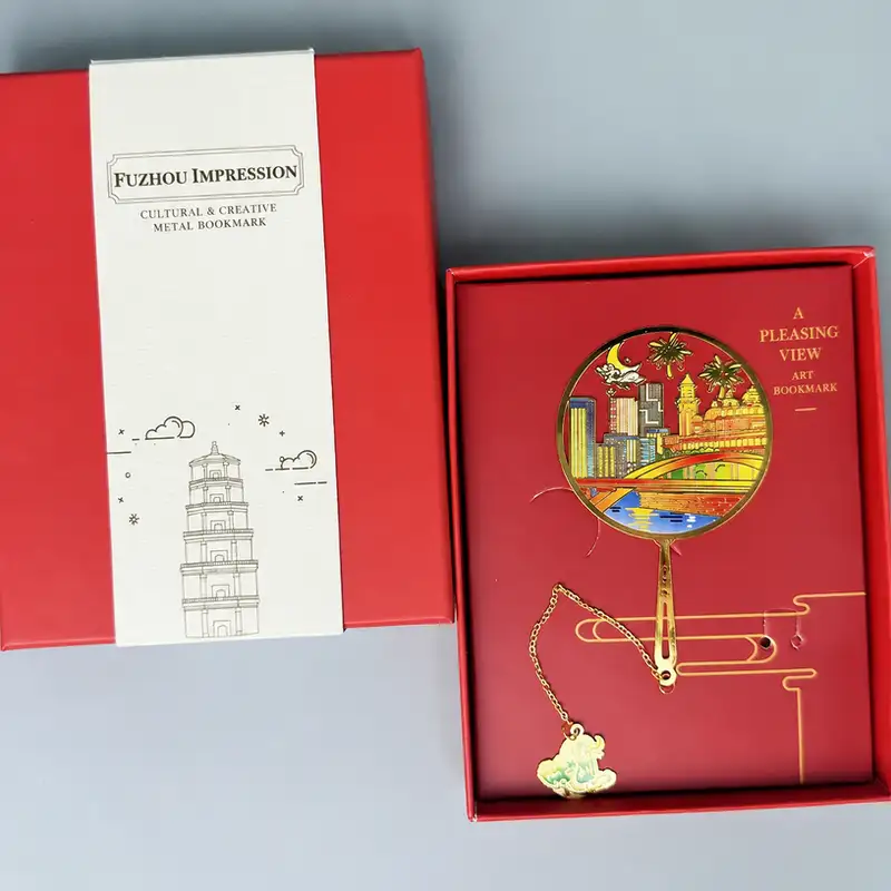 Custom Engraved Fujian Travel Souvenir Bookmark