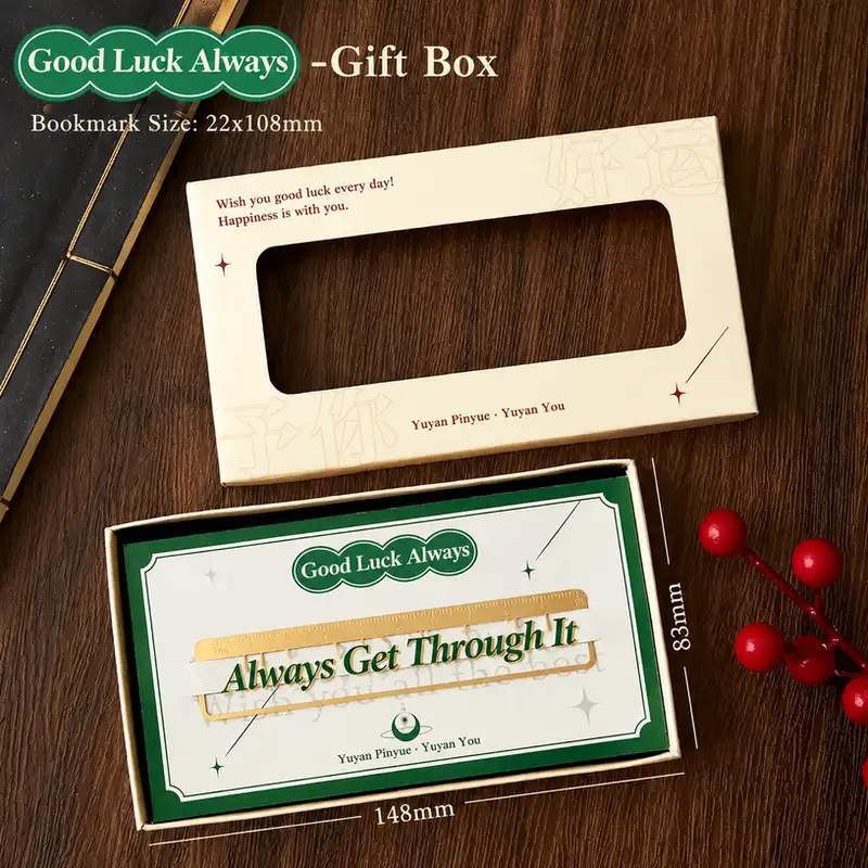See Eslite Blessing Series Brass Ruler Bookmark