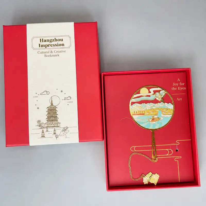 Custom West Lake Leifeng Pagoda Metal Bookmark