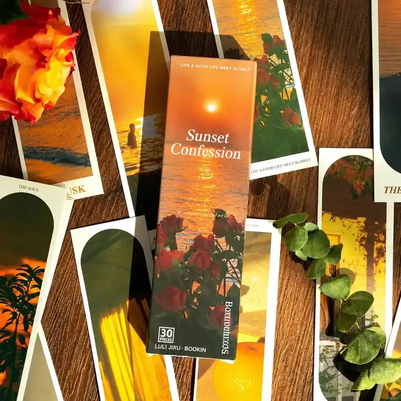 30 Heart-Themed Paper Bookmarks