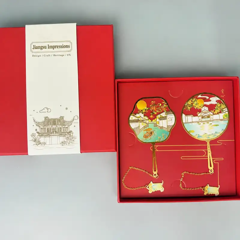 Suzhou Tourist Attraction Engraved Souvenir Bookmark