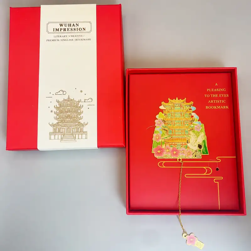 武漢黃鶴中式金屬書籤