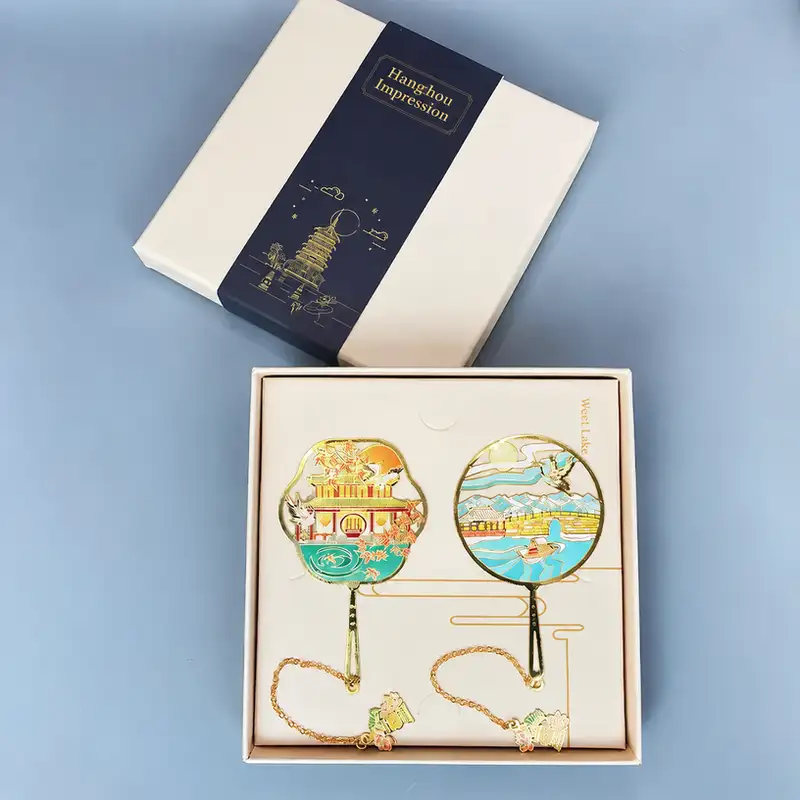 Custom West Lake Leifeng Pagoda Metal Bookmark