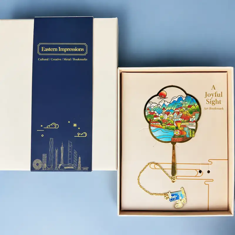 Custom Shenzhen Tourist Attraction Souvenir Bookmarks