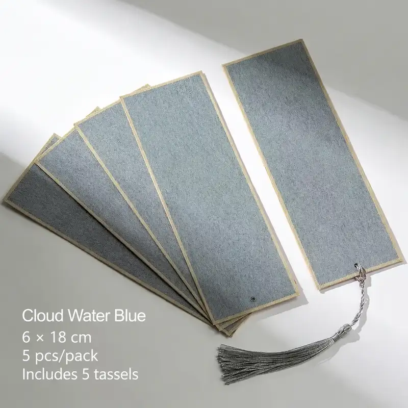 Blank Antique-Style Wax-Dyed Xuan Paper Bookmark