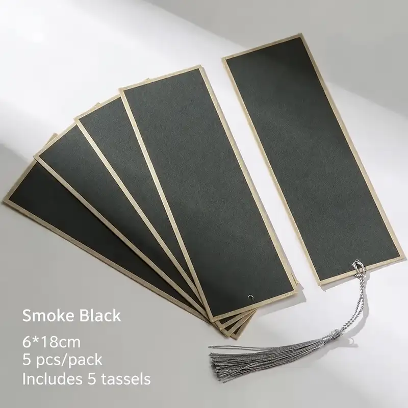 Blank Antique-Style Wax-Dyed Xuan Paper Bookmark