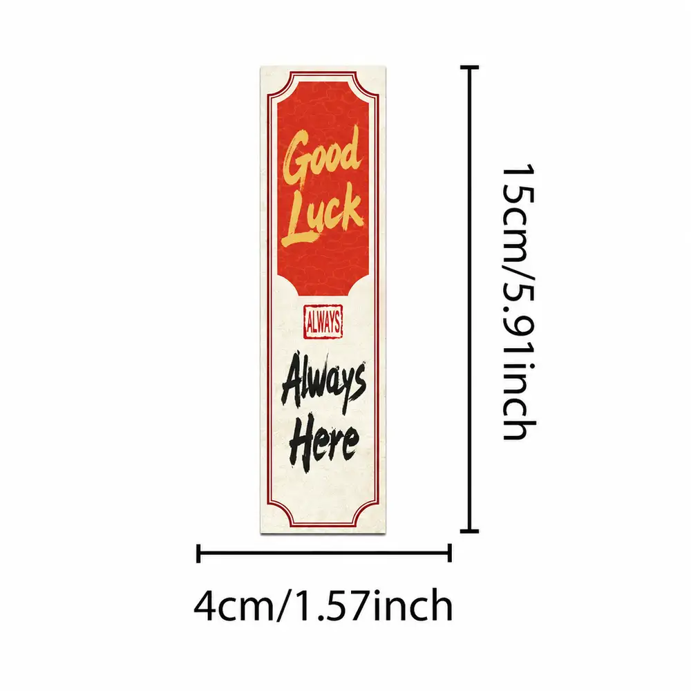 30-Pack Chinese-Style Blessing Message Bookmarks