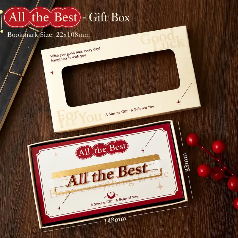 See Eslite Blessing Series Brass Ruler Bookmark