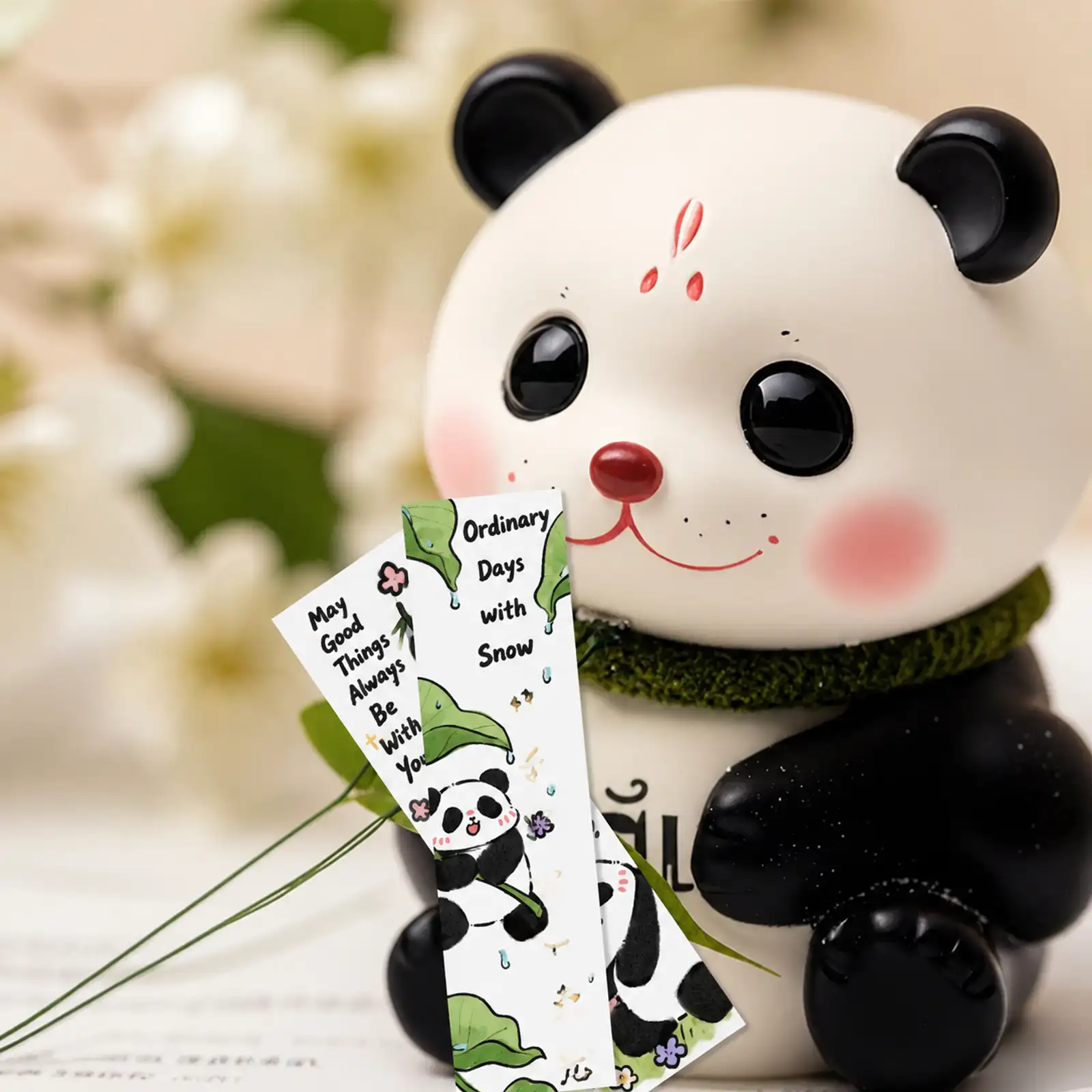 Good Luck Panda Bookmarks, 30 Pack