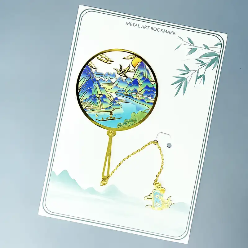 Guilin Landmark Engraved Souvenir Bookmark